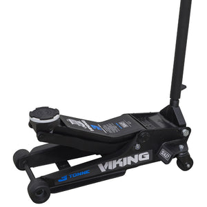 Sealey Viking 3 Tonne Low Profile Professional Trolley Jack, Rocket Lift