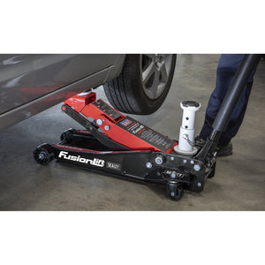 Sealey Trolley Jack 2/3 Tonne Low Profile/High Lift, Rocket Lift