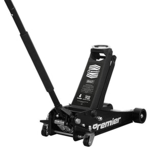 Sealey Trolley Jack 4 Tonne Low Profile Rocket Lift Black