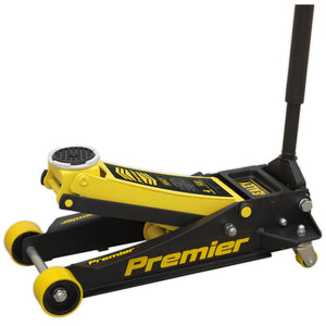 Sealey Trolley Jack 4 Tonne Low Profile Rocket Lift Yellow