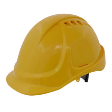 Load image into Gallery viewer, Sealey Safety Helmet - Vented (Yellow)
