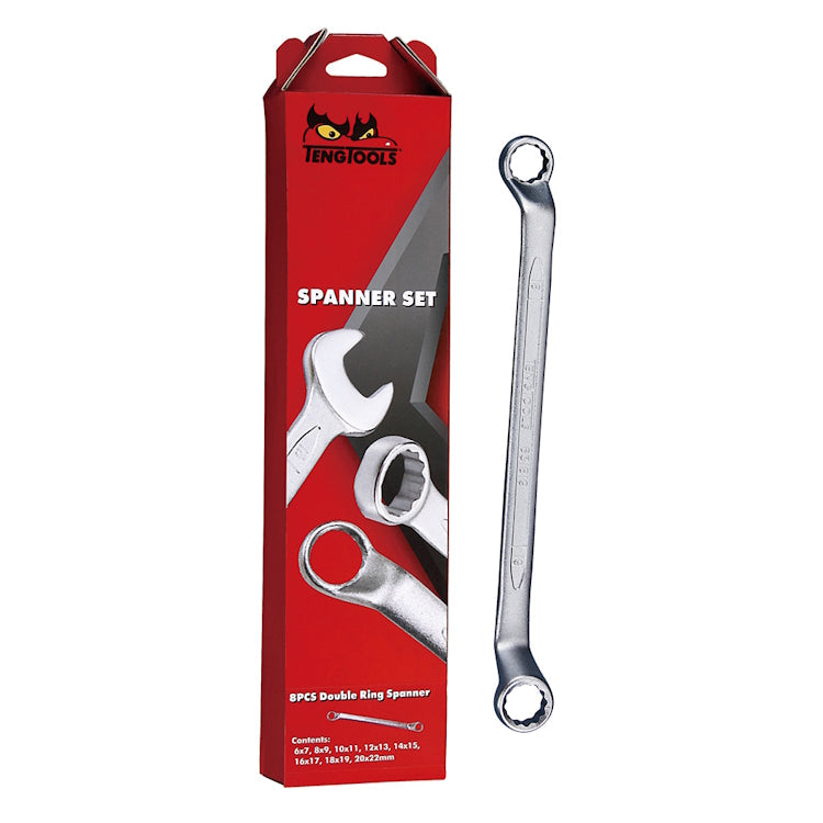 Teng Spanner Set Double Ring MM 11pcs