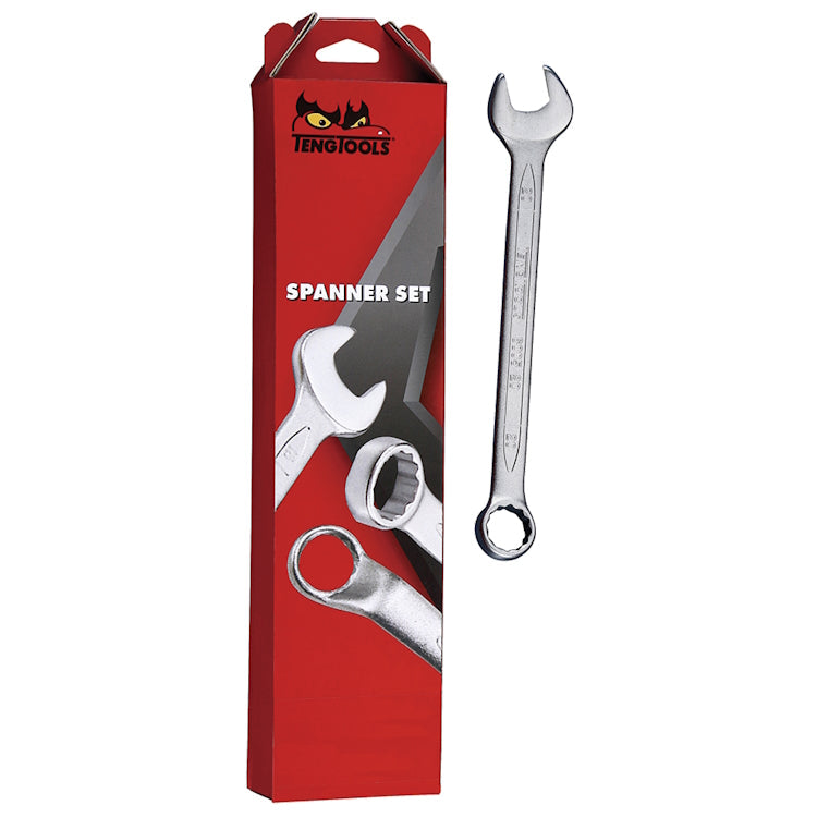 Teng Spanner Set Combination MM 12pcs