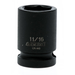 Teng Impact Socket 1/2" Drive 11/16" - 6pt