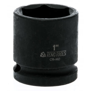 Teng Impact Socket 1/2" Drive 1" - 6pt