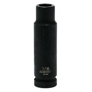 Teng Impact Socket 1/2" Drive Deep 7/16" - 6pt