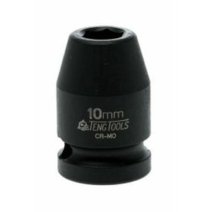 Teng Impact Socket 1/2" Drive 10mm DIN - 6pt