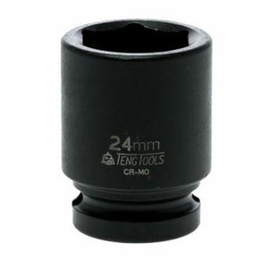 Teng Impact Socket 1/2" Drive 24mm DIN - 6pt