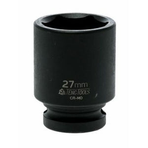 Teng Impact Socket 1/2" Drive 27mm DIN - 6pt