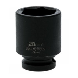 Teng Impact Socket 1/2" Drive 28mm DIN - 6pt