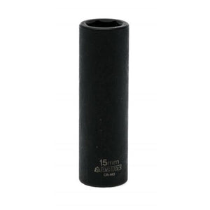 Teng Impact Socket 1/2" Drive Deep 15mm ANSI - 6pt