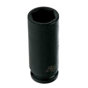 Teng Impact Socket 1/2" Drive Deep 22mm DIN - 6pt