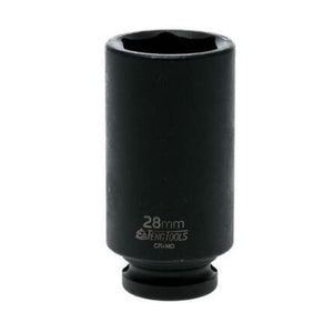 Teng Impact Socket 1/2" Drive Deep 28mm DIN - 6pt