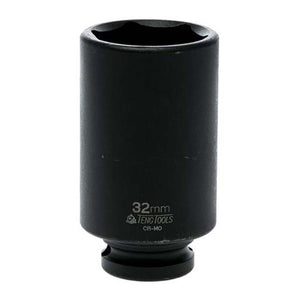 Teng Impact Socket 1/2" Drive Deep 32mm DIN - 6pt