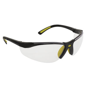 Sealey Zante Style Clear Lens Safety Glasses, Flexi Arms