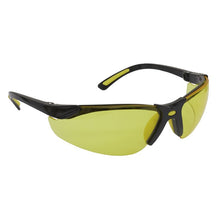 Load image into Gallery viewer, Sealey Zante Style Amber Lens Safety Glasses, Flexi Arms
