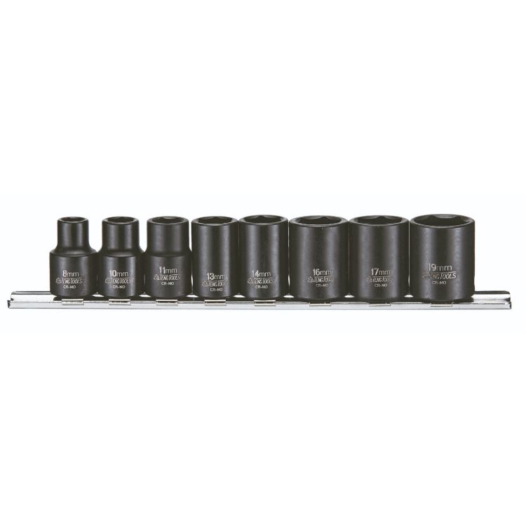 Teng Impact Socket Set MM 3/8