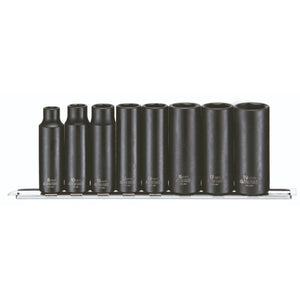 Teng Impact Socket Set MM Deep 3/8" 8pcs