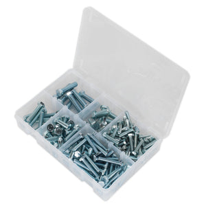 Sealey Setscrew Assortment 144pc 1/4"-3/8"UNF