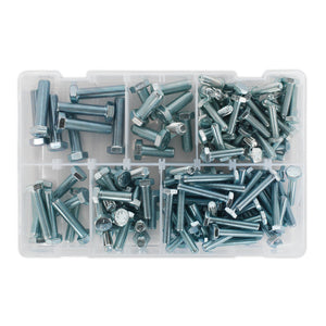 Sealey Setscrew Assortment 144pc 1/4"-3/8"UNF