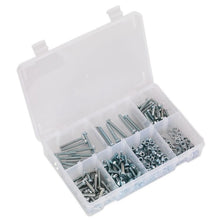 Load image into Gallery viewer, Sealey Setscrew, Nut &amp; Washer Assortment 444pc High Tensile M5 Metric
