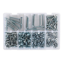 Load image into Gallery viewer, Sealey Setscrew, Nut &amp; Washer Assortment 444pc High Tensile M5 Metric
