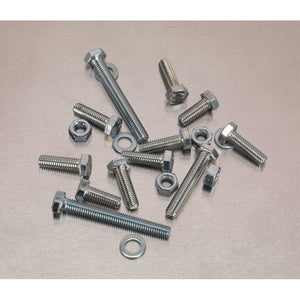 Sealey Setscrew, Nut & Washer Assortment 408pc High Tensile M6 Metric