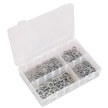 Load image into Gallery viewer, Sealey Lock Washer Assortment 1000pc Serrated Internal M5-M10 Metric
