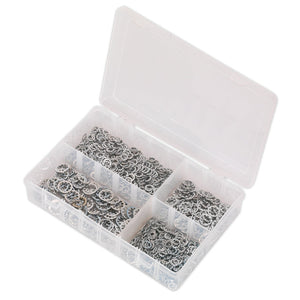 Sealey Lock Washer Assortment 1000pc Serrated Internal M5-M10 Metric