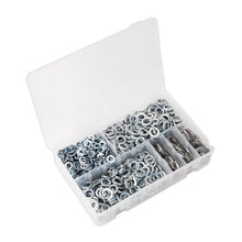 Load image into Gallery viewer, Sealey Spring Washer Assortment 1010pc DIN 127B M6-M16 Metric Zinc
