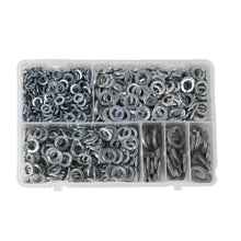 Load image into Gallery viewer, Sealey Spring Washer Assortment 1010pc DIN 127B M6-M16 Metric Zinc
