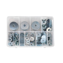 Load image into Gallery viewer, Sealey Repair Washer Assortment 240pc M5-M10 Metric Zinc Plated
