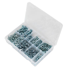 Load image into Gallery viewer, Sealey Self-Drilling Screw Assortment 410pc Hex Head Zinc
