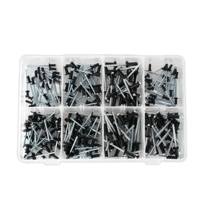 Sealey Rivet Assortment 200pc Black Anodised