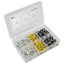 Load image into Gallery viewer, Sealey Numberplate Screw Assortment 195pc 4.8mm x 18mm - Plastic Enclosed Head
