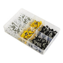 Load image into Gallery viewer, Sealey Numberplate Screw Assortment 195pc 4.8mm x 18mm - Plastic Enclosed Head
