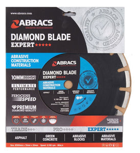 Abracs Diamond Blade 300mm x 10mm x 20mm ACM - Expert