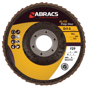 Abracs Aluminium Oxide Flap Disc 115mm x 60Grit