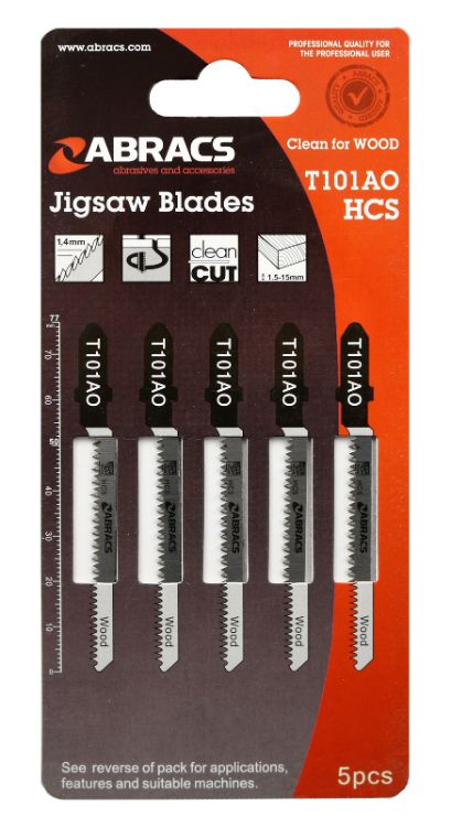 Abracs Jigsaw Blade Wood T101AO (5pcs)