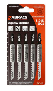 Abracs Jigsaw Blade Wood T101D (5pcs)