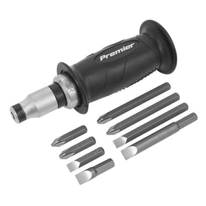 Sealey Impact Driver Set 10pc Protection Grip (Premier)