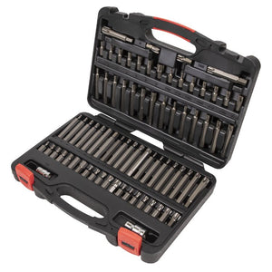 Sealey TRX-Star*/Security TRX-Star*/Hex/Ribe/Spline Bit Set 74pc 3/8" & 1/2" Sq Drive (Platinum Series) (Premier)