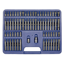 Load image into Gallery viewer, Sealey TRX-Star*/Security TRX-Star*/Hex/Ribe/Spline Bit Set 74pc 3/8&quot; &amp; 1/2&quot; Sq Drive (Premier)
