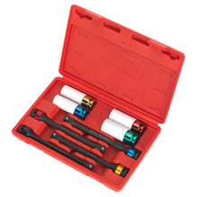 Load image into Gallery viewer, Sealey Torque Stick &amp; Aluminium Wheel Impact Socket Set 8pc 1/2&quot; Sq Drive
