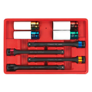 Sealey Torque Stick & Aluminium Wheel Impact Socket Set 8pc 1/2" Sq Drive