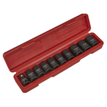 Load image into Gallery viewer, Sealey Impact TRX-Star* Female Socket Set 10pc 1/2&quot; Sq Drive (Premier)
