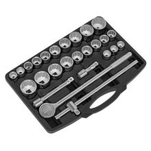 Load image into Gallery viewer, Sealey Socket Set 26pc 3/4&quot; Sq Drive 12pt WallDrive (Premier)
