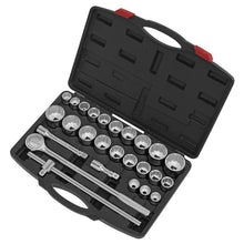 Load image into Gallery viewer, Sealey Socket Set 26pc 3/4&quot; Sq Drive 12pt WallDrive (Premier)
