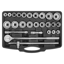 Load image into Gallery viewer, Sealey Socket Set 26pc 3/4&quot; Sq Drive 12pt WallDrive (Premier)
