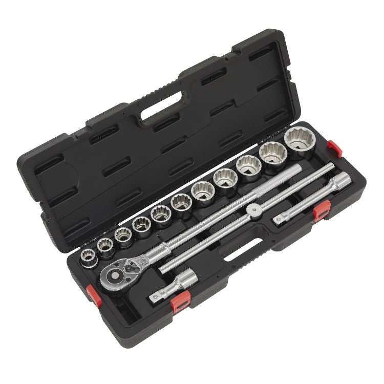 Sealey Socket Set 15pc 3/4